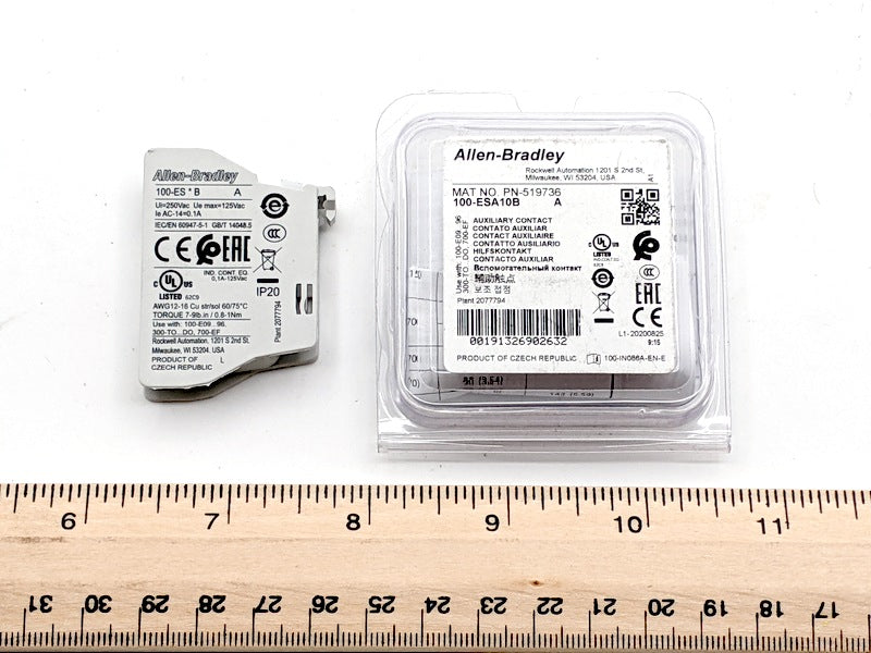 Allen-Bradley 100-ESA10B New Genuine Original Auxiliary Contact Block