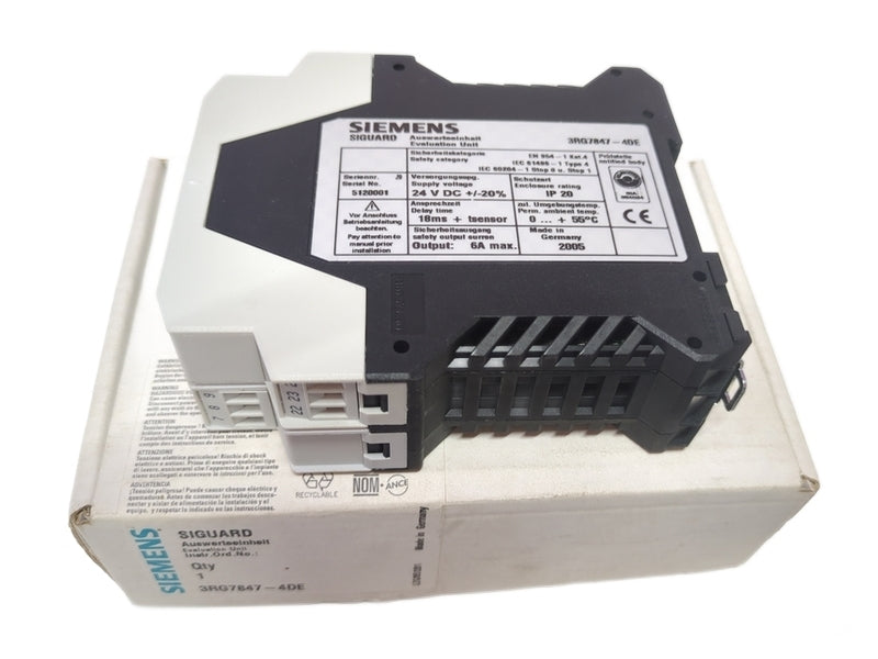 Siemens 3RG7847-4DE New Genuine Original SIGUARD Evaluation Unit