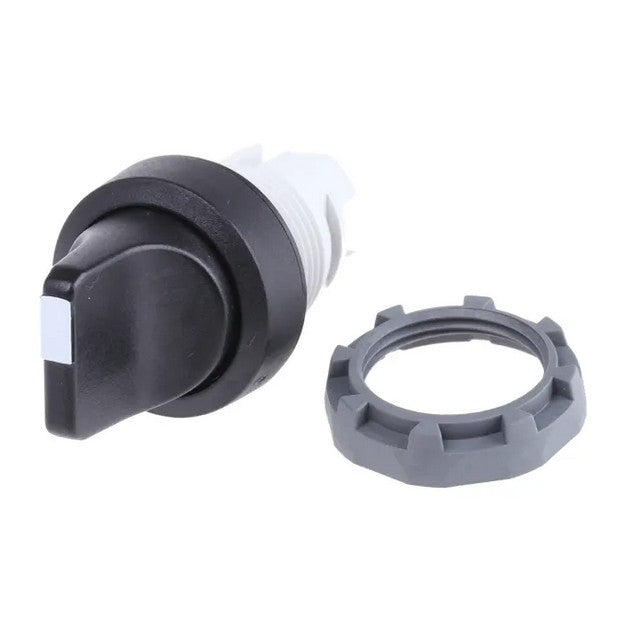 ABB 1SFA611210R1006 M3SS1-10B New Genuine Original Modular Series 3 Position Selector Switch Head, 22mm Cutout, Black Handle (M3SS110B)