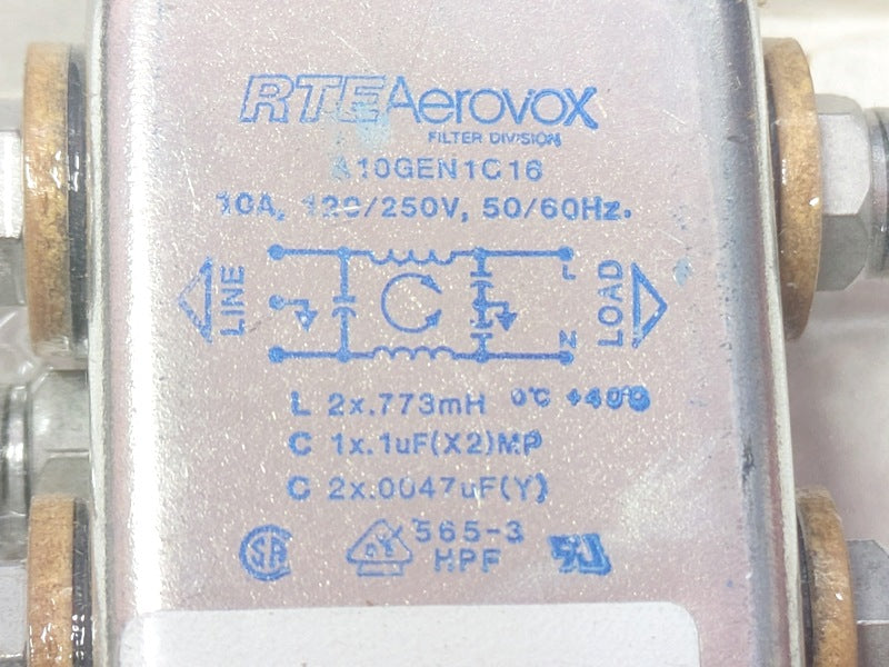 RTE Aerovox 14108-004 New Genuine Original Band Pass Suppression Filter