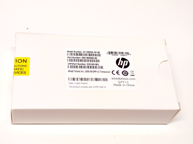 Allied Telesis AT-OSPSX-HP-00 New Genuine Original SFP 1000Base-SX Transceiver Module