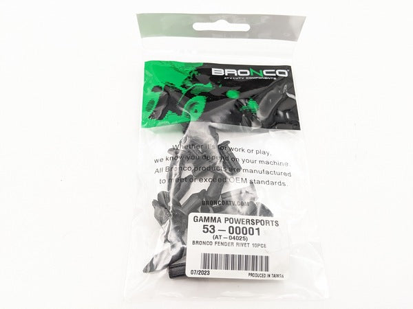Bronco AT-04025 Fender Rivet, 10 Pack (53-00001)