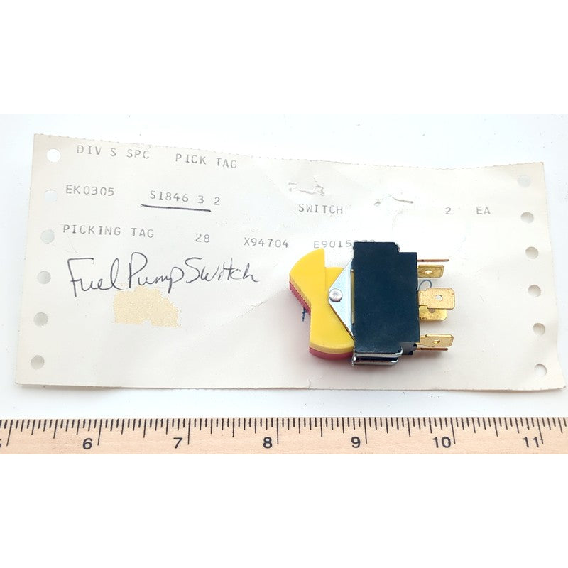 Cessna S1846-3-2 Genuine Original Fuel Pump Split Rocker Switch
