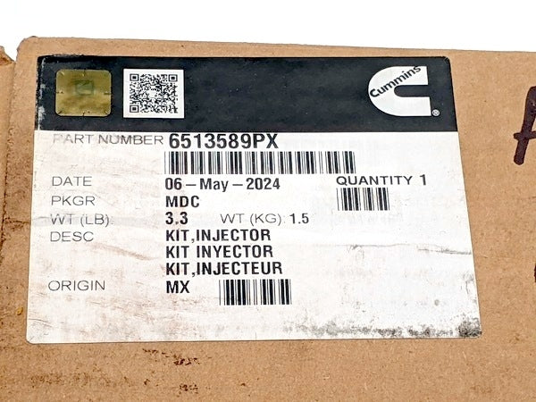 Cummins 6513589PX New Genuine Original Fuel Injector Kit