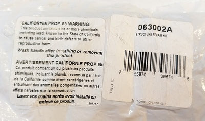 Delta 063002A New Genuine Original Structure Repair Kit