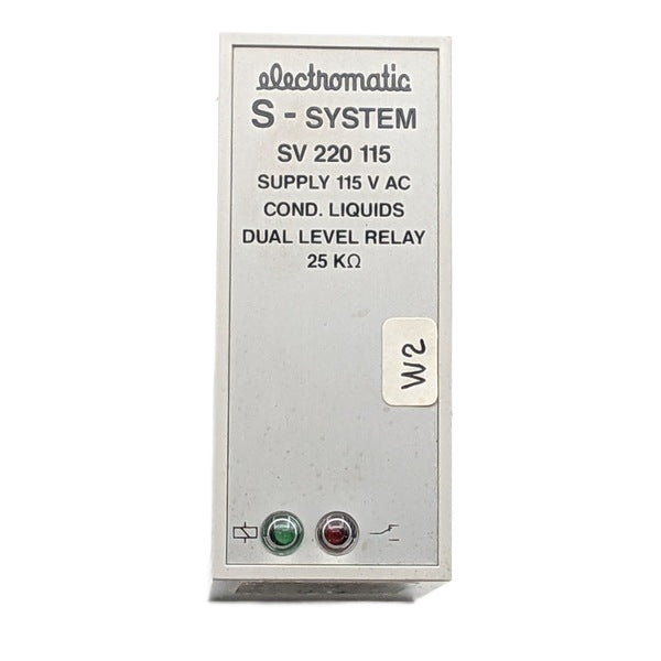 Electromatic S-System SV 220 115 Liquid Level Control Dual Level 11-Pin Relay (SV-220-115, SV220115)