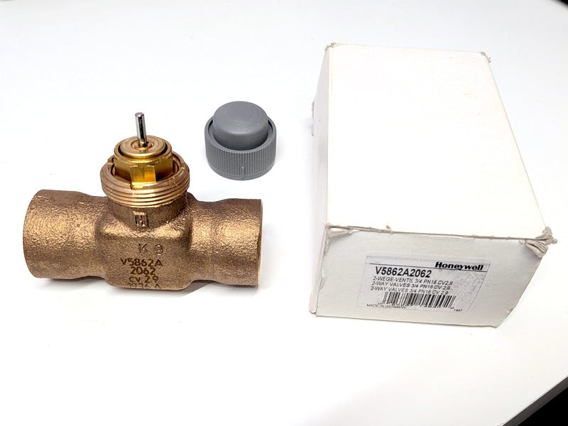 Honeywell V5862A2062 New Genuine Original 3/4" Two-Way NPT PN16 CV2.9 Control Valve