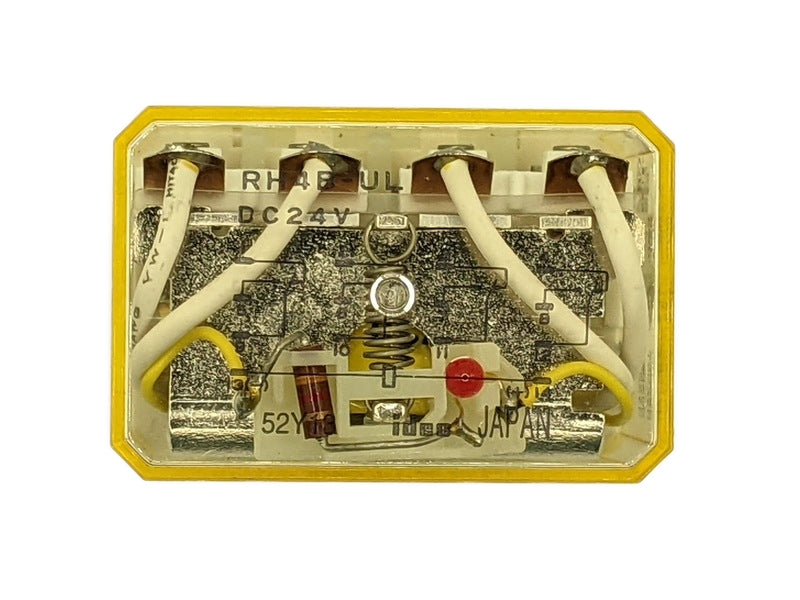 IDEC RH4B-UL Power Relay Plug-In 4PDT 10A 24VDC
