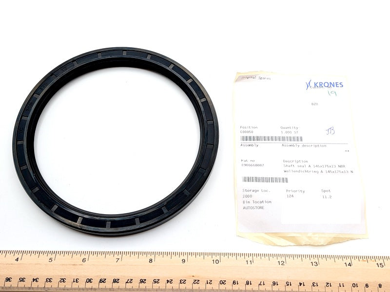 Krones 0906668887 New Genuine Original Shaft Seal 145x175x13 NBR