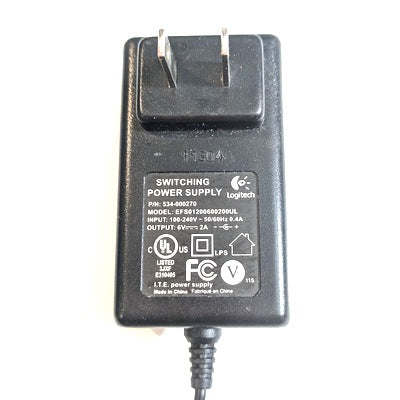 Logitech 534-000270 Used Genuine Original AC Adapter Switching Power Supply