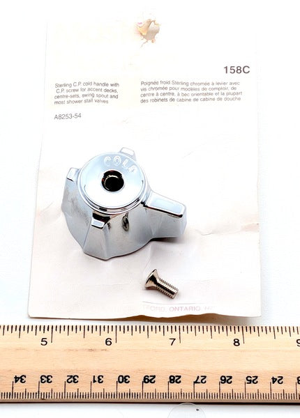 Master Plumber 158C New Genuine Original Sterling Cold Faucet Lever Handle