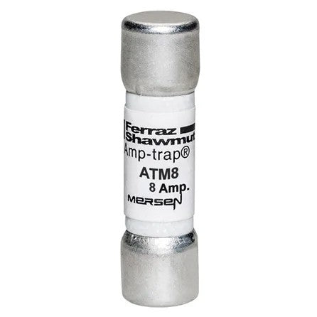 Mersen ATM8 New Genuine Original 8A 600V Fast-Acting Midget Fuse
