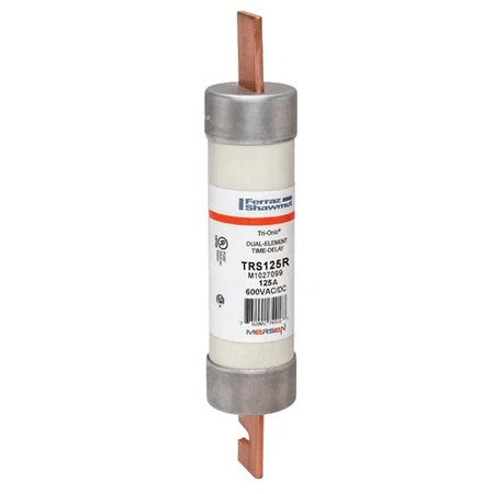 Mersen TRS125R Fuse, 125A, Class RK5, Time-Delay, 600VAC 600VDC, Blade, Tri-Onic®