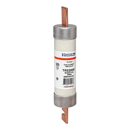 Mersen TRS200R Fuse, 200A, Class RK5, Time-Delay, 600VAC 300VDC, Blade, Tri-Onic®