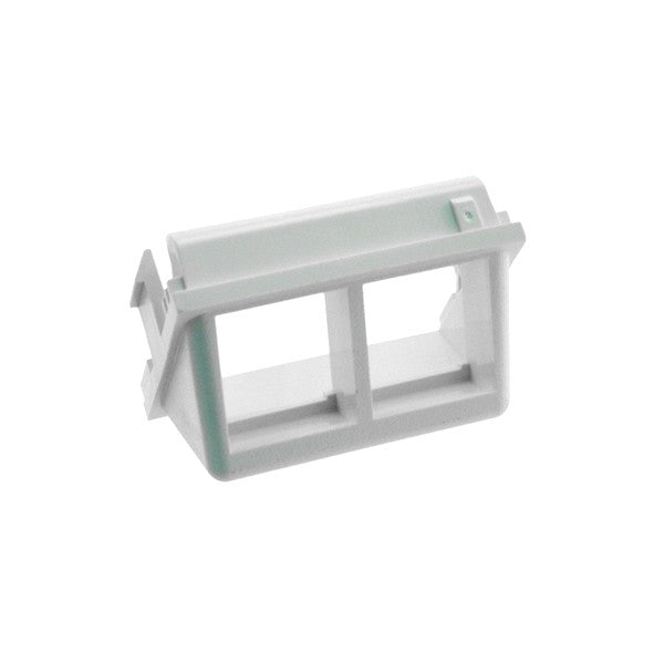 Panduit NKHS2IW-X, Box of 50, New Genuine Original NetKey 2-Port Sloped Modular Insert