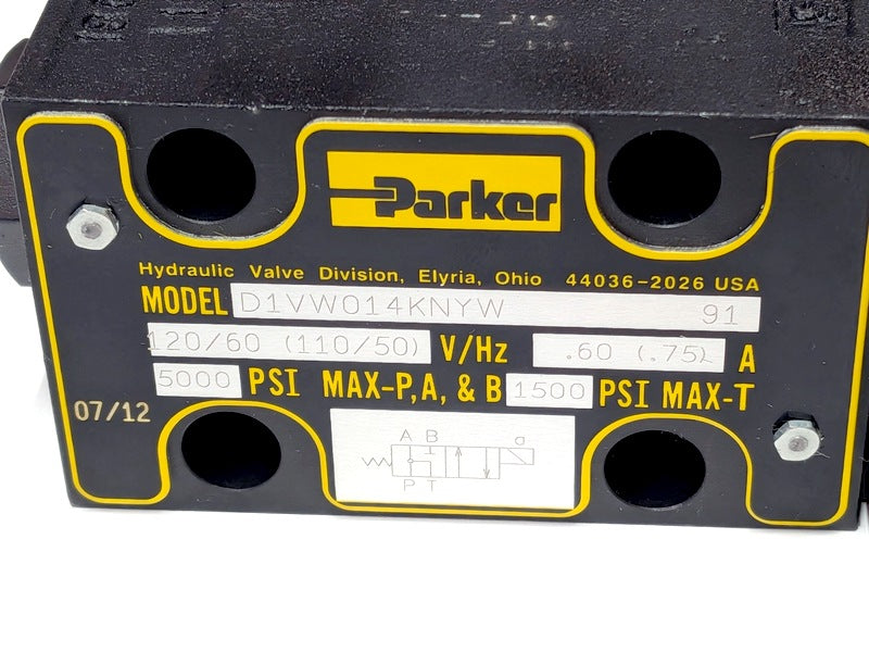 Parker D1VW014KNYW New Genuine Original Directional Control Valve