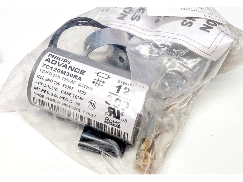 Philips Advance 7C120M30RA New Genuine Original 12 uF 300 VAC Metal Halide Ballast Capacitor
