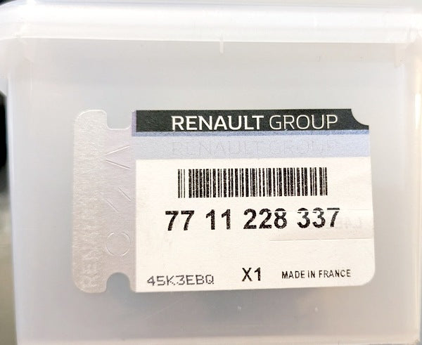 Renault 77 11 228 337 Genuine Original OEM Front Bumper Fastener Kit , New (7711228337)