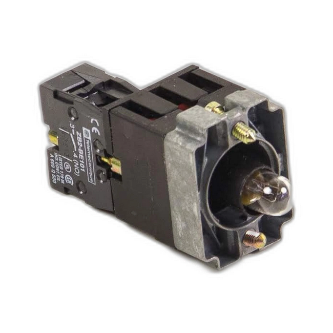 Schneider Electric Telemeacnique ZB2-BW071 New Genuine Original Illuminated Pushbutton Body, Clear, 22 mm