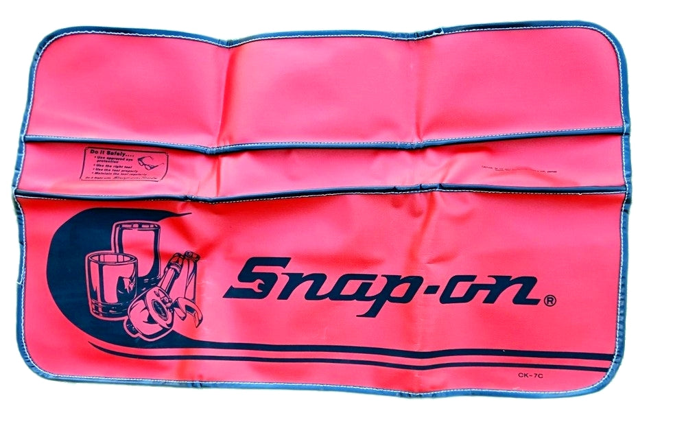 Snap-On CK-7C New Genuine Original Vintage Protective Fender Cover Red with Black Trim 37x22
