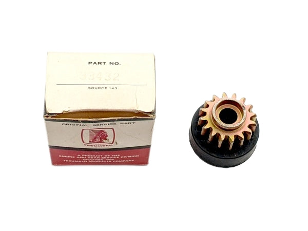 Tecumseh 33432 New Genuine Original Starter Drive Gear 16-Tooth