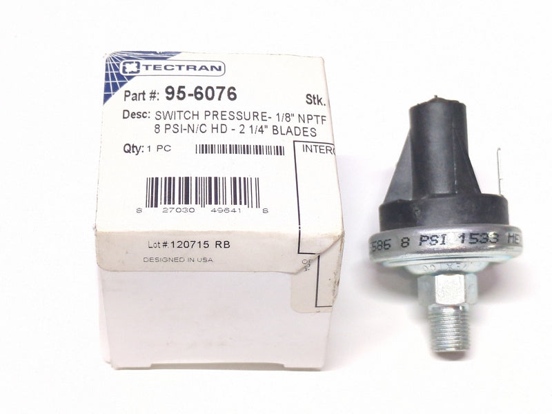 Tectran 95-6076 New Genuine Original Air Pressure Signal Switch 8 psi NC