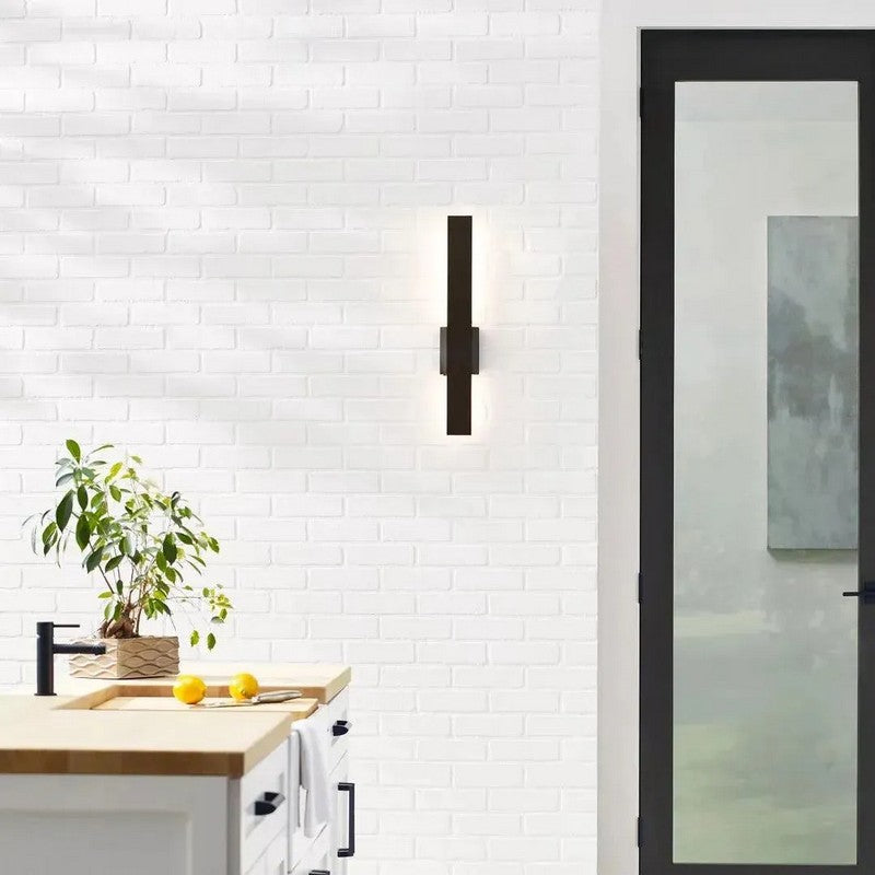 Visual Comfort 700OWBLD9273018BUNV New Blade 18 Outdoor Exterior Wall Sconce 18" Black
