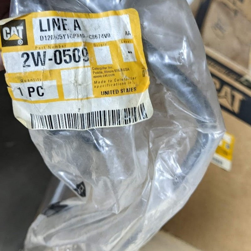 CAT Caterpillar 2W-0509 Genuine Original OEM Line A Fuel Injection Line (2W0509)