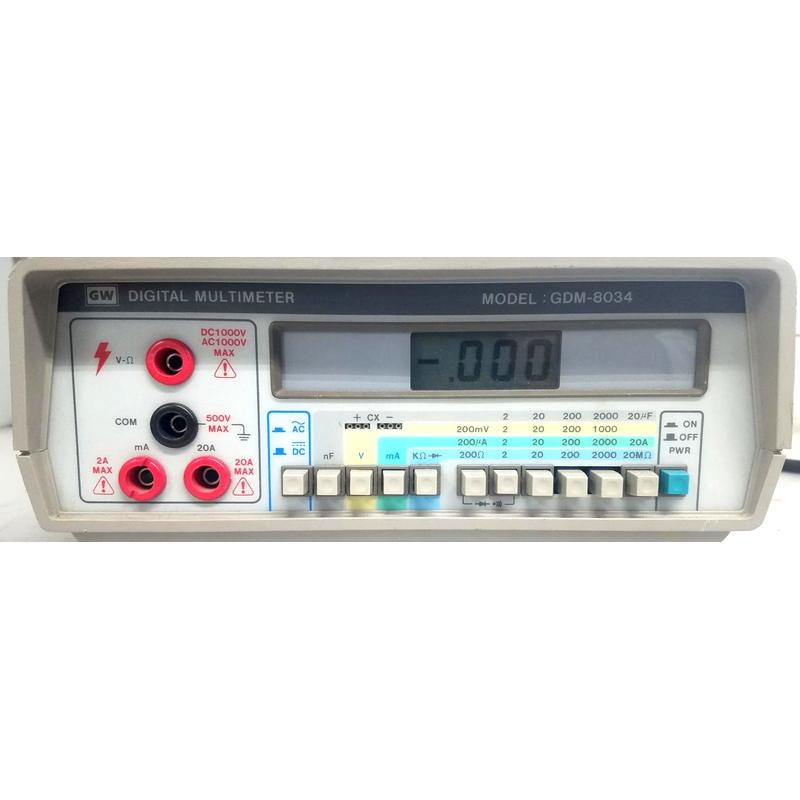 GW Instek GDM-8034 3-1/2 Digit Bench-Top Digital Multimeter