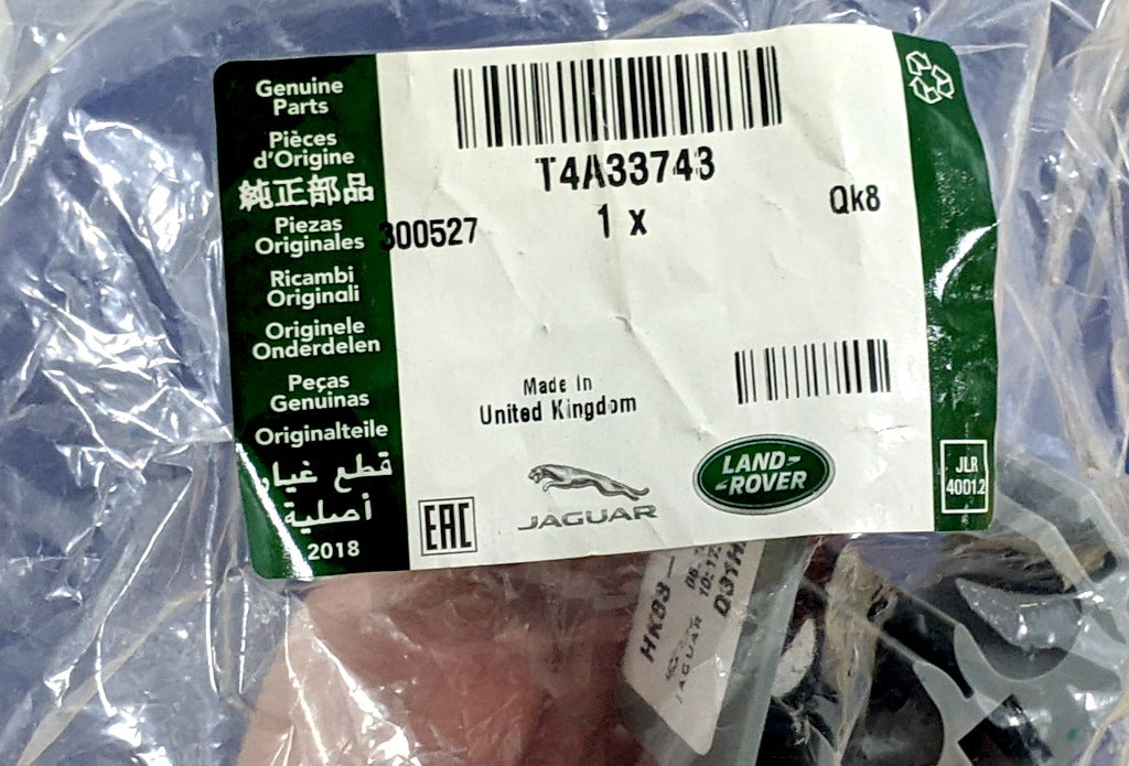 Jaguar T4A33743 Genuine Original OEM Oil Cooler Pipe Bracket for F-Pace