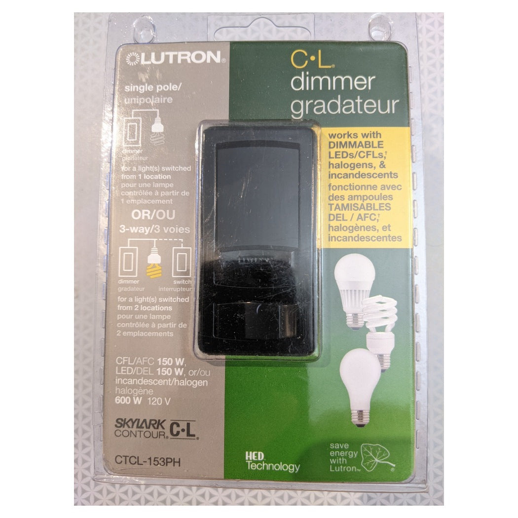 Lutron CTCL-153-PH-BL-C New Genuine Original Skylark Contour Dimmer