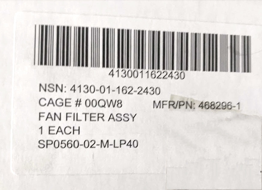 Miltope 468296-1 New Genuine Original Air Conditioning Filter Element