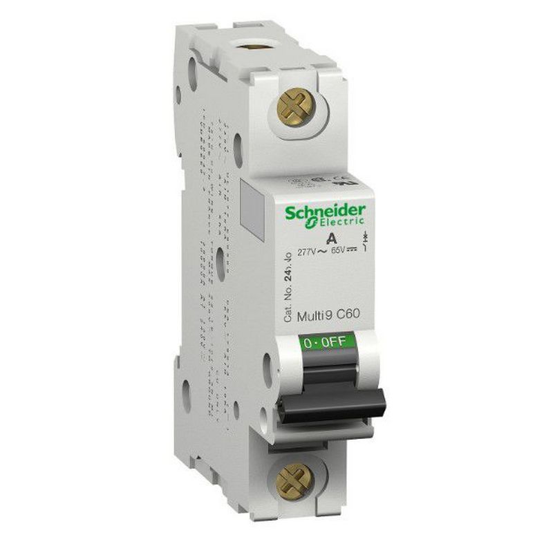 Schneider Electric 24426 Miniature Circuit Breaker Multi 9 C60 2A 277V 1P