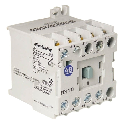 Allen-Bradley 700-M310A1S Miniature Control Relay 3 N.O. 1 N.C., 110-120V AC Coil (700M310A1S)
