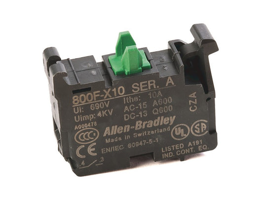 Allen-Bradley 800F-X10 New Genuine Original Contact Block