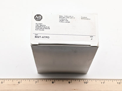 Allen-Bradley 802T-ATPD New Genuine Original 4-Circuit Oiltight Limit Switch