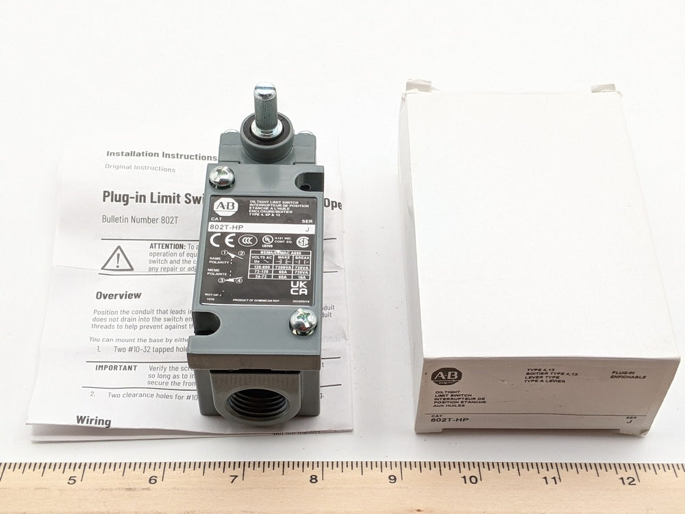 Allen Bradley 802T-HP New Genuine Original Plug-In Limit Switch
