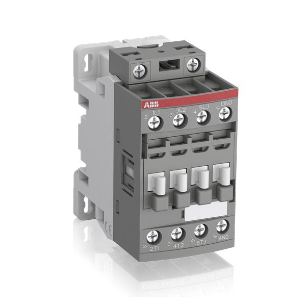 ABB AF16-30-10-13 Contactor, 100 VAC, 250 VDC Coil, 30 A, 3NO Contact, 3 Poles, New (AF16301013, 1SBL177001R1310)