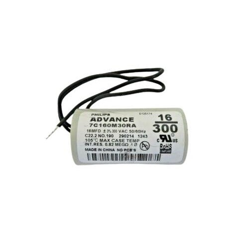 Advance 7C160M30RA Dry Capacitor 16Mfd 300V 1.58x2.74
