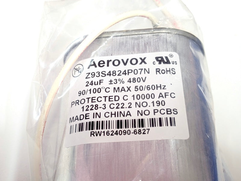 Aerovox Z93S4824P07N New Genuine Original 24uF 480V Capacitor