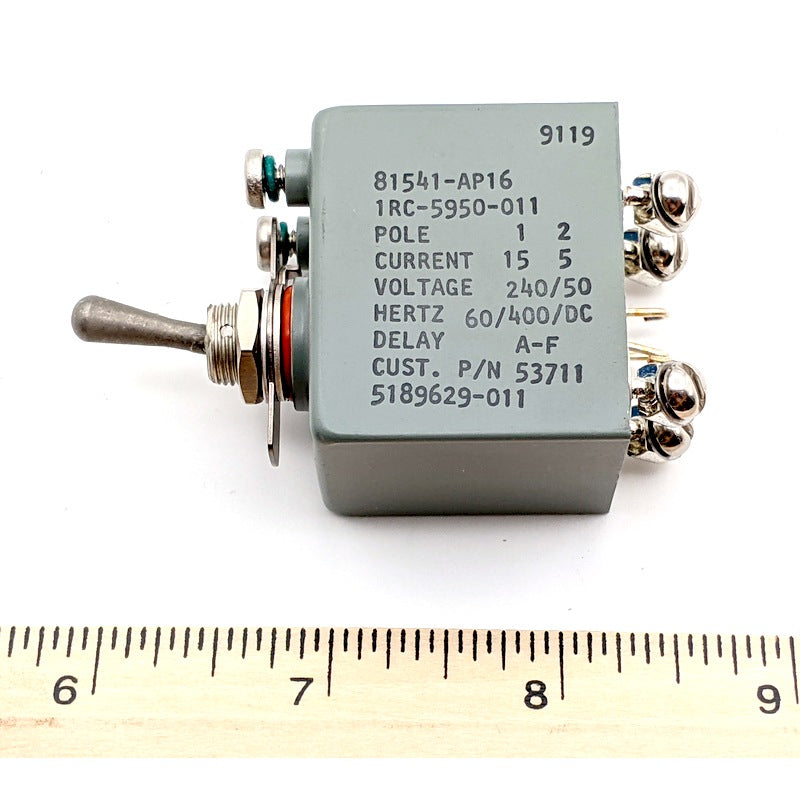 Sensata-Airpax 81541-AP16-1RC-5950-011  New Genuine Original Magnetic Circuit Protector