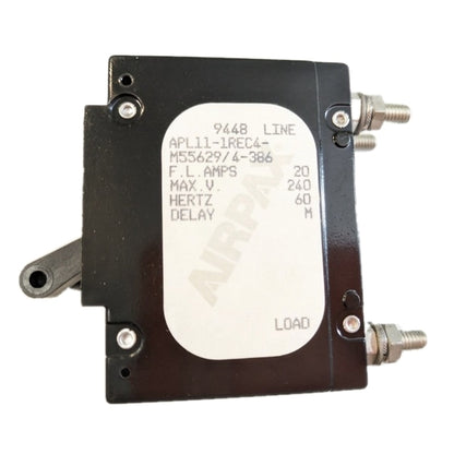 Airpax Circuit Breaker APL11-1REC4-M55629/4-386 (APL111REC4M556294386)