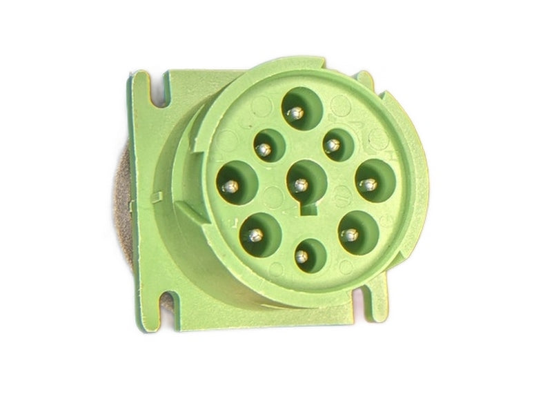 Command Alkon New Genuine Original Bulkhead Interface Cable Assembly Green Circular Connector
