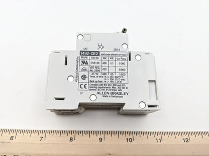 Allen Bradley 1492-CB2-H010 New Genuine Original Supplementary Protector Circuit Breaker