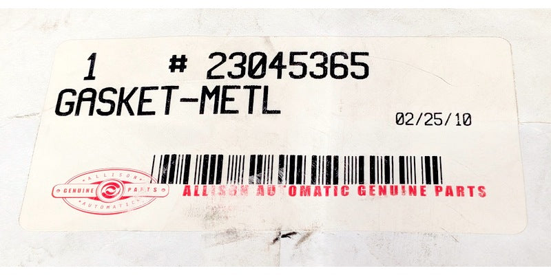 Allison 23045365 New Genuine Original Solenoid Mounting Plate Gasket
