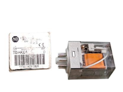 Allen-Bradley 700-HA32A1 Ser. D New Genuine Original 10A Tube Base Relay