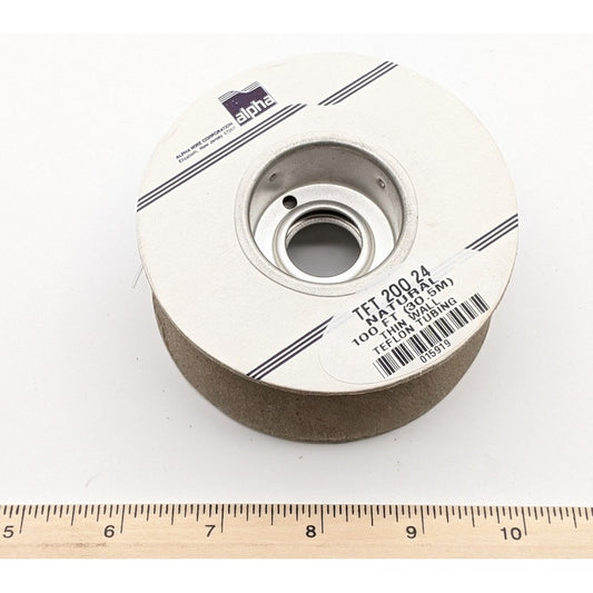 Alpha Wire TFT-200-24 NA005 New Genuine Original Thin Wall Natural PTFE Tubing 100ft Spool