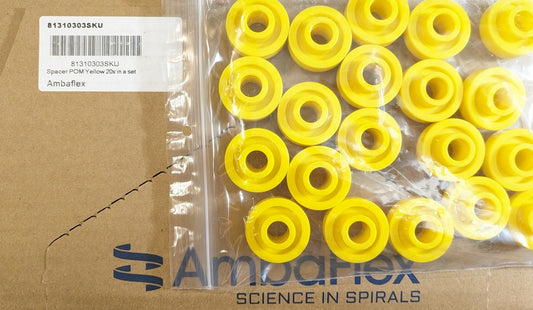Ambaflex 81310303SKU New Genuine Original Spacer POM Yellow Pack of 20