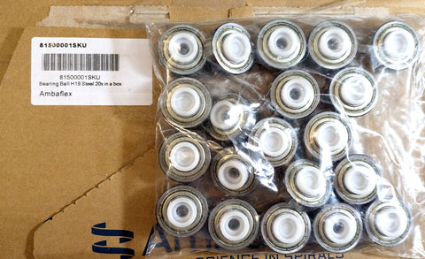 Ambaflex 81500001SKU Ball Bearing Steel H19, Pack of 20 (81500001)