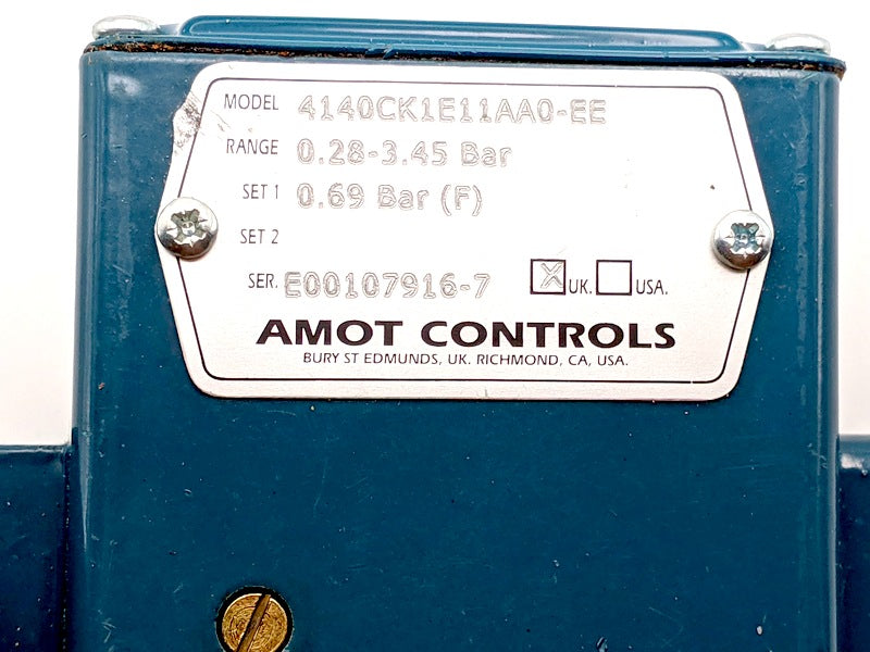 AMOT Controls 4140 Single Step Pressure Switch (4140CK1E11AA0-EE)